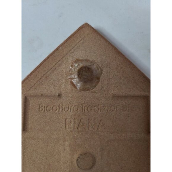 VTG Brevettato Bicottura Tradizionale Piana Bowl And Pot Ceramic Glazed Trivet - Picture 4 of 6